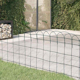 vidaXL Border Edging 10x0.4 m Powder-Coated Iron