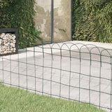 vidaXL Border Edging 10x0.4 m Powder-Coated Iron