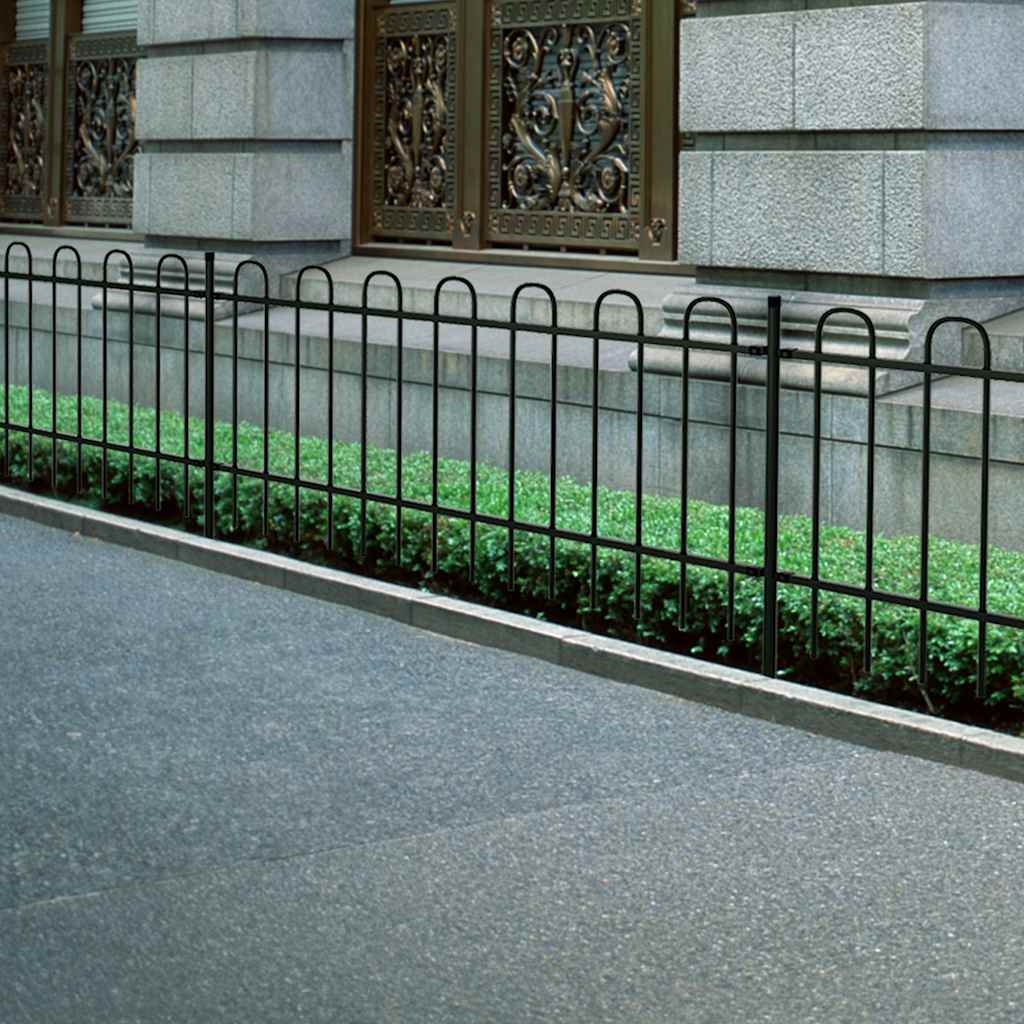 vidaXL Fence 600 x 150 cm Powder-coated Steel