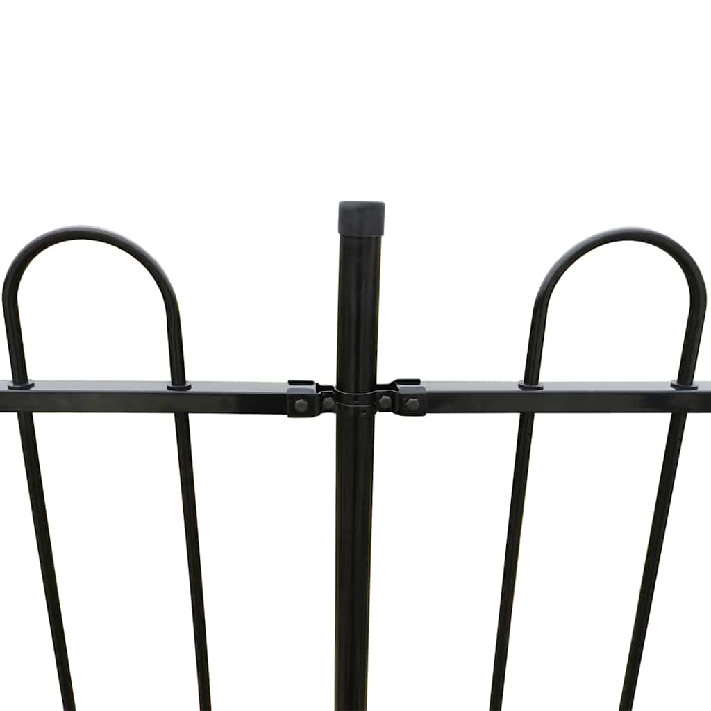 vidaXL Fence 600 x 150 cm Powder-coated Steel