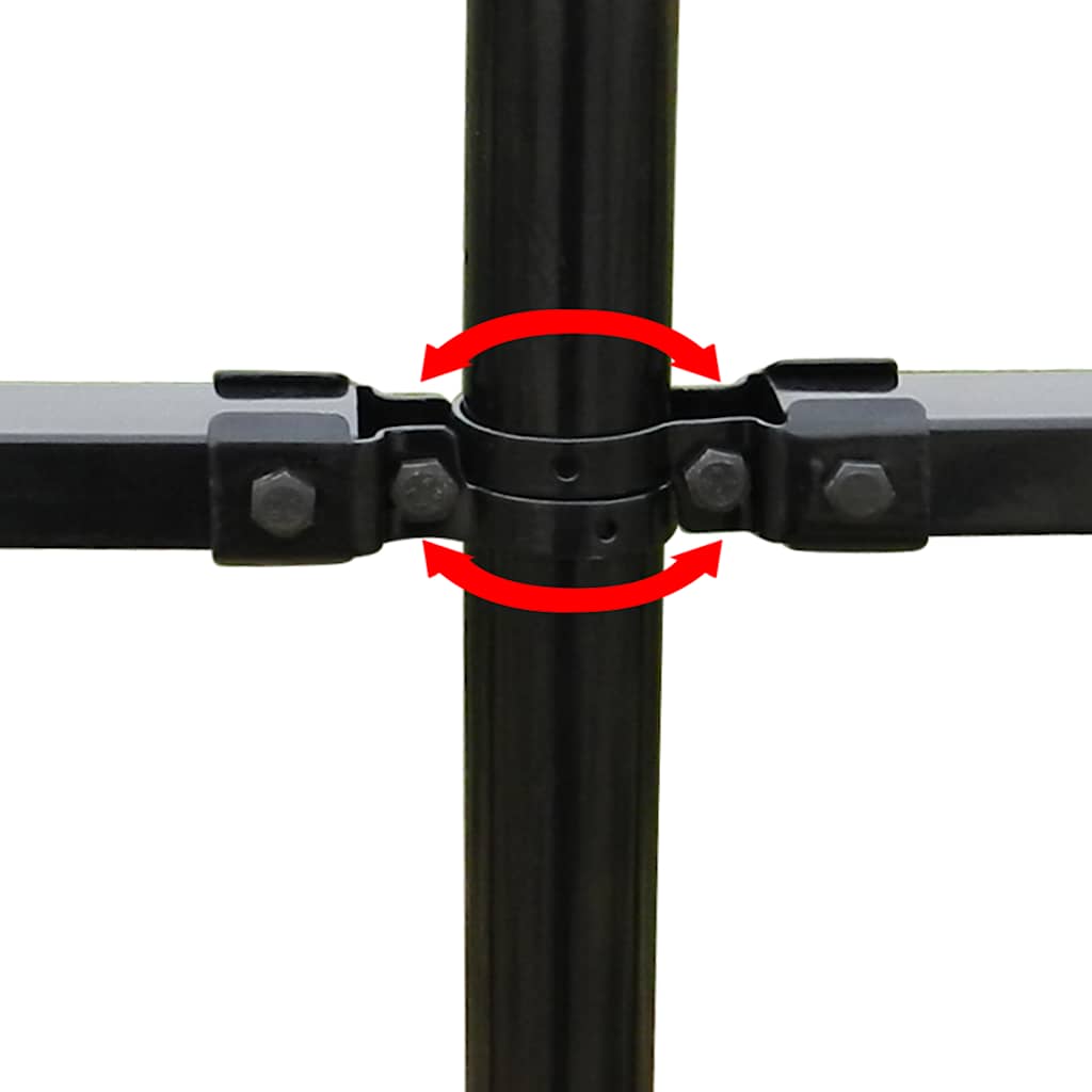 vidaXL Fence 600 x 150 cm Powder-coated Steel