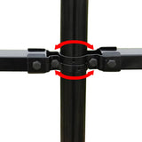 vidaXL Fence 600 x 150 cm Powder-coated Steel