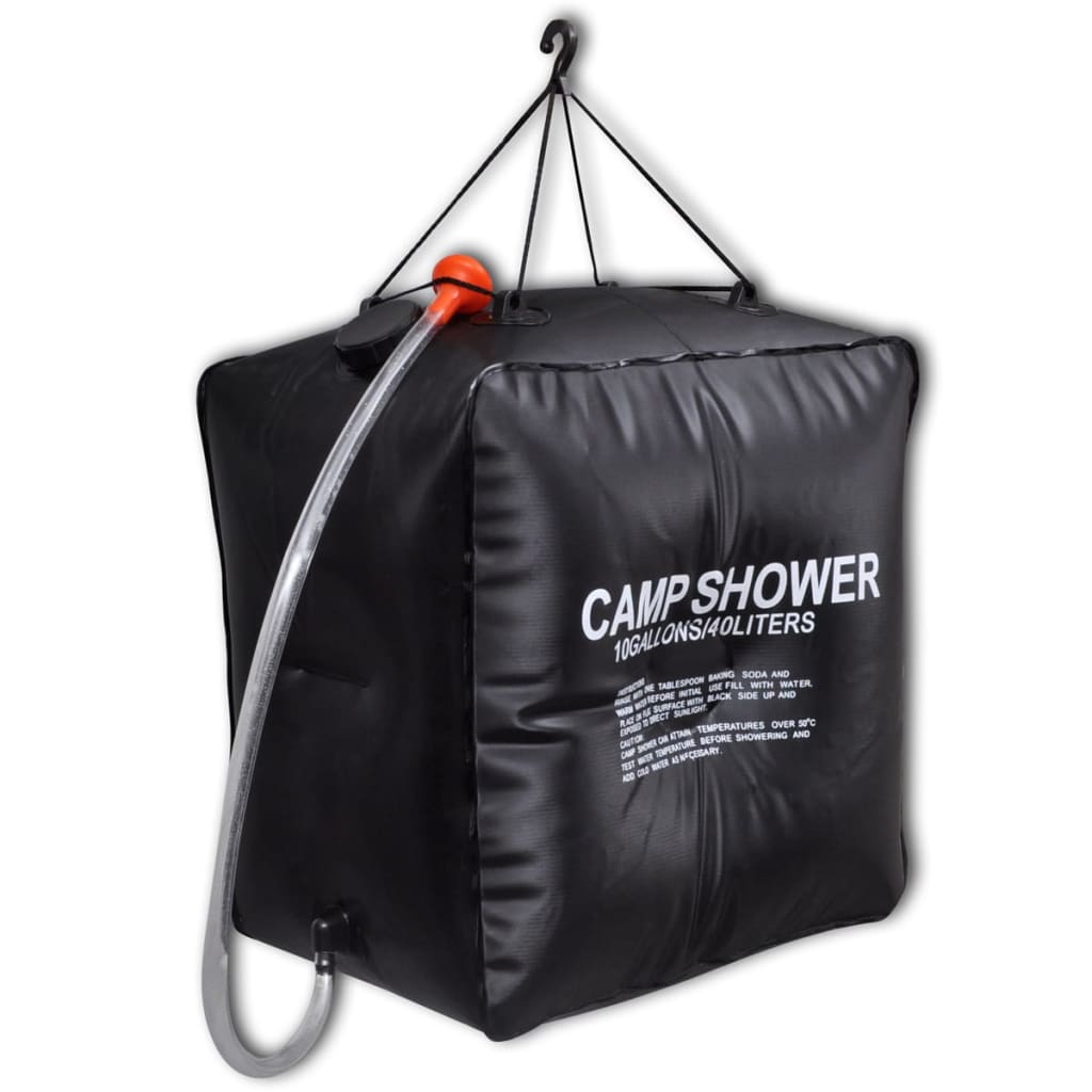 vidaXL Camping Showers 2 pcs solar 20 L