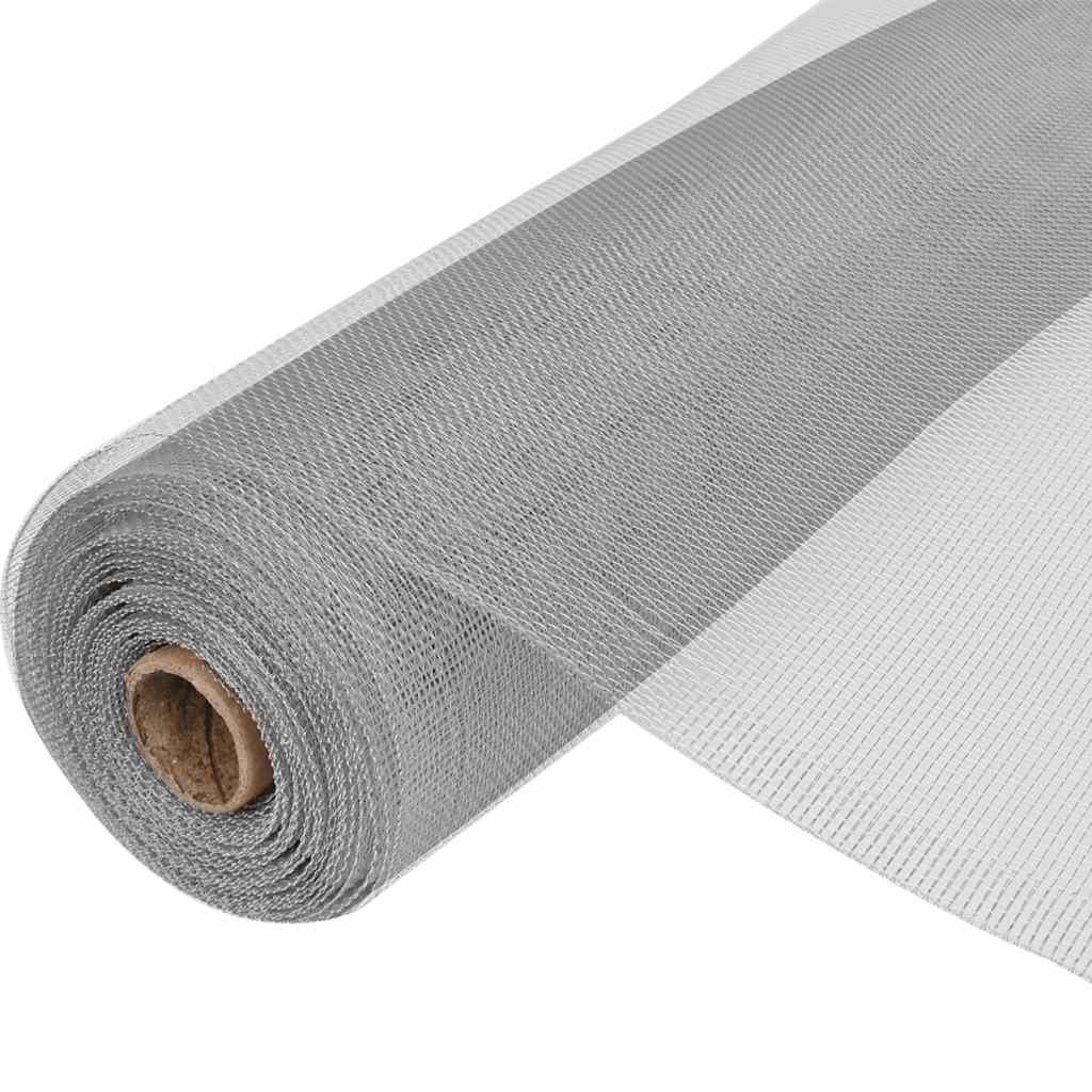 vidaXL Wire Mesh 100x500 cm Aluminium Silver-Coloured