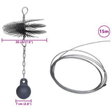 Chimney Sweeping Brush Round Ø 15 cm