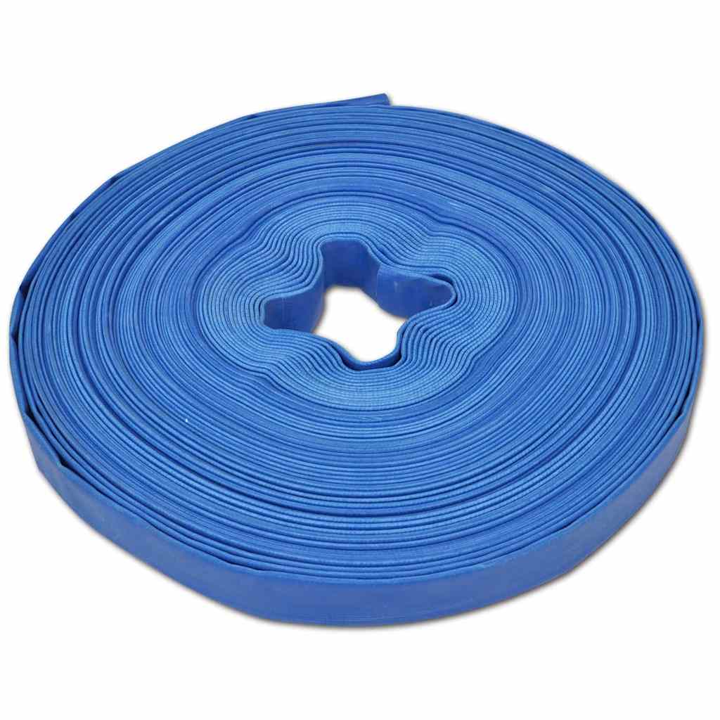 vidaXL Flat Hose 3'' 25 m PVC