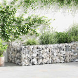 vidaXL Gabion Raised Garden Bed 180x90x50 cm Galvanised Steel