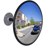 vidaXL Indoor Traffic Mirror 30 cm Acrylic Black