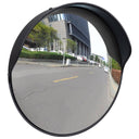 vidaXL Verkeerspiegel voor buiten 30 cm PC-kunststof noir