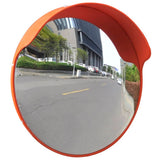 vidaXL Verkeersspiegel voor buiten 30 cm PC-kunststof zwart