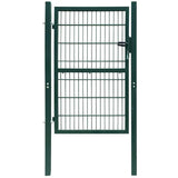 vidaXL 2D Fence Gate (Single) Anthracite Grey 100x80 cm