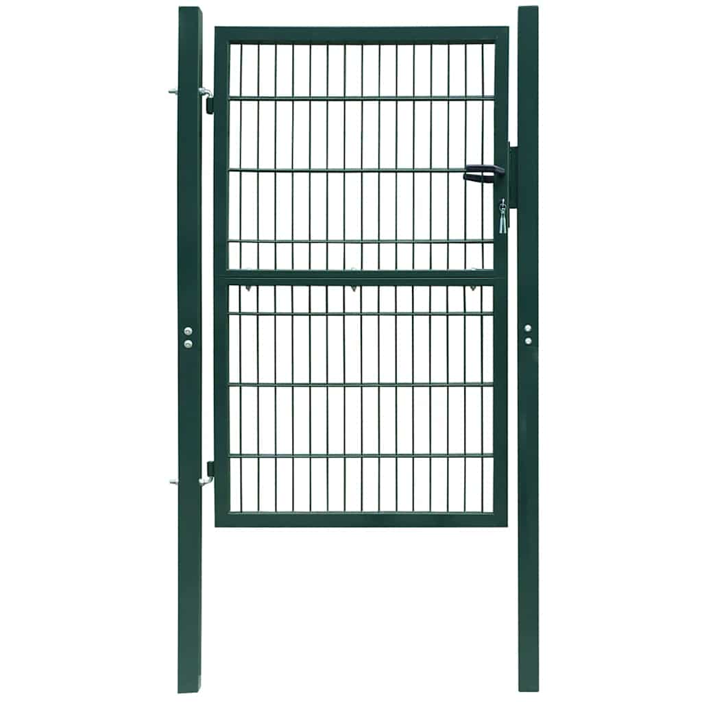 vidaXL 2D Fence Gate (Single) Anthracite Grey 100x80 cm