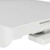 vidaXL Toiletbril soft-close ovaal wit