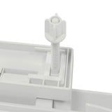 vidaXL Toiletbril soft-close ovaal wit