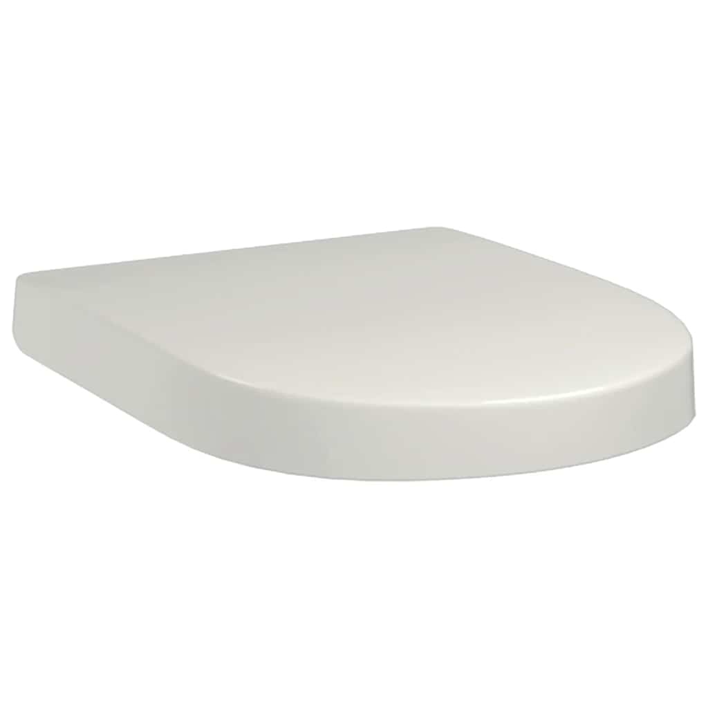 vidaXL Toiletbril soft-close ovaal wit