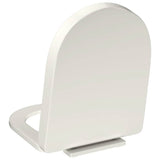 vidaXL Toiletbril soft-close ovaal wit