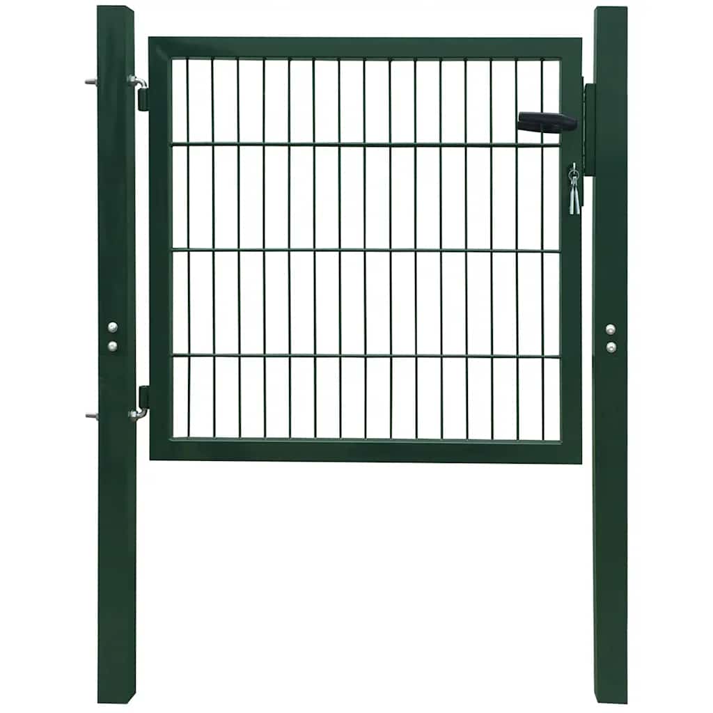 vidaXL Gate steel anthracite 100x100 cm