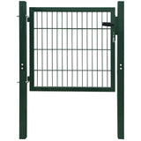 vidaXL Gate steel anthracite 100x100 cm