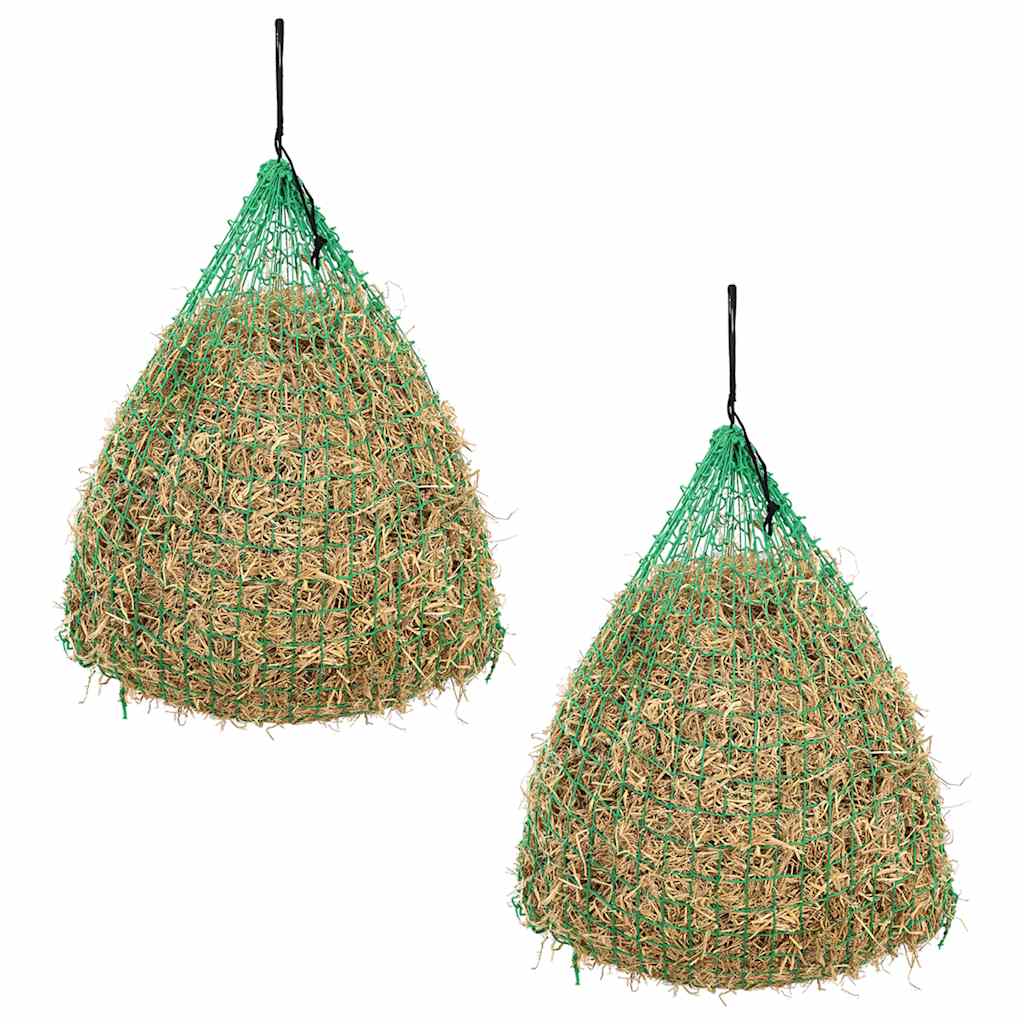 vidaXL Rectangular Hay Nets 2 pcs 0.9x1 m PP