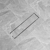 vidaXL Rectangular Shower Drain 530x140 mm Stainless Steel