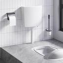 vidaXL Bac de toilette avec réservoir d'eau 3/6 L blanc