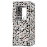 vidaXL Schanskorf palen/plantenbakken 2 st 50x50x120 cm staal