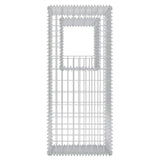 vidaXL Schanskorf palen/plantenbakken 2 st 50x50x120 cm staal