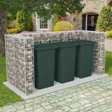 vidaXL Gabion Single Bin Enclosure 110x100x120 cm Steel