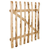 vidaXL Poort enkel 100x90 cm hazelaarhout