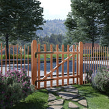 vidaXL Poort enkel 100x60 cm geïmpregneerd hazelaarhout