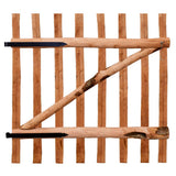 vidaXL Poort enkel 100x60 cm geïmpregneerd hazelaarhout