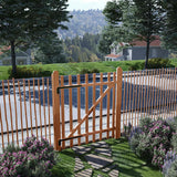 vidaXL Poort enkel 100x60 cm geïmpregneerd hazelaarhout