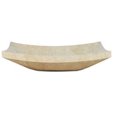 vidaXL Sink 50x35x12 cm marble cream