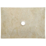 vidaXL Sink 50x35x12 cm marble cream