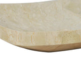 vidaXL Sink 50x35x12 cm marble cream