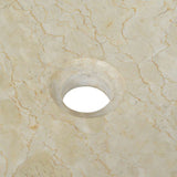 vidaXL Sink 50x35x12 cm marble cream