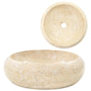 vidaXL Gootsteen 40x12 cm marmer zwart