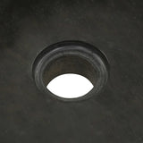 vidaXL Sink 30x30x15 cm river stone black
