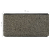 vidaXL Sink 30x30x15 cm river stone black