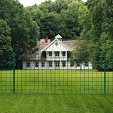 vidaXL Euro Fence 20x0.8 m Steel Green
