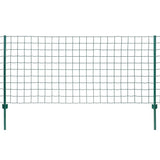 vidaXL Euro Fence 20x0.8 m Steel Green