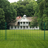 vidaXL Euro Fence 20x0.8 m Steel Green