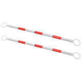 vidaXL Collapsible Pylon Poles 116-197 cm Plastic 2 pcs