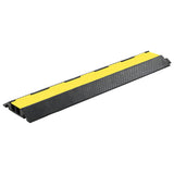 vidaXL Cable Protector Ramp 1 Channel 100 cm Rubber