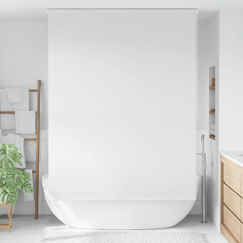 vidaXL Shower Roller Blind 80x240 cm white