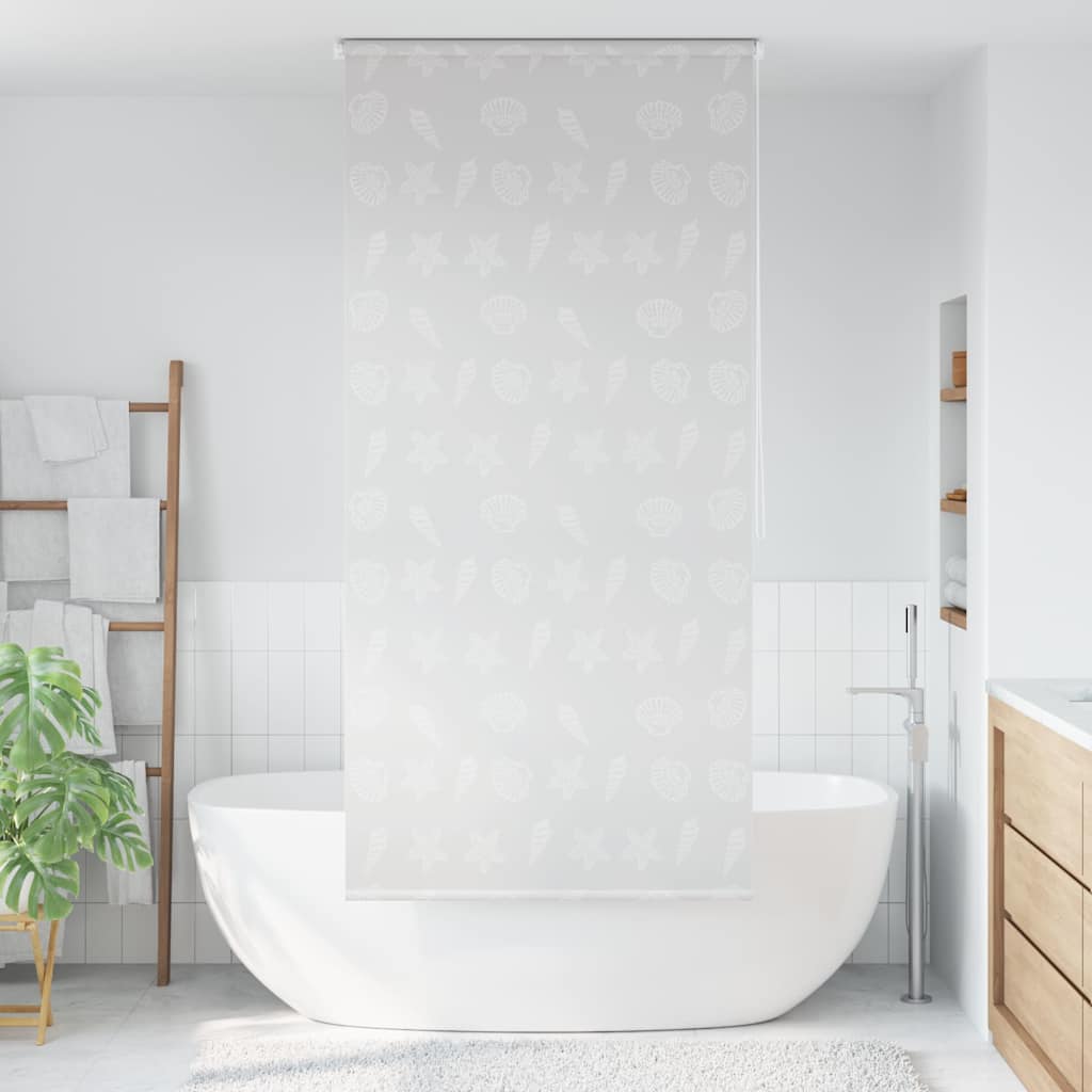 vidaXL Shower Roller Blind 80x240 cm white
