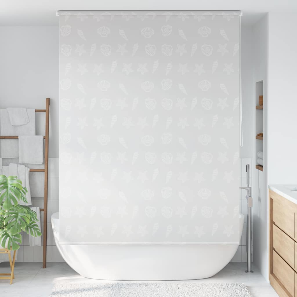 vidaXL Shower Roller Blind 80x240 cm white
