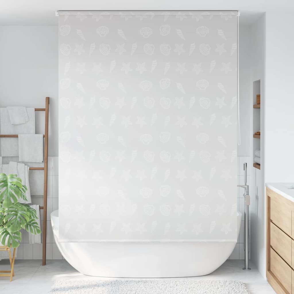vidaXL Shower Roller Blind 80x240 cm white