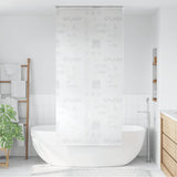 vidaXL Shower Roller Blind 80x240 cm white