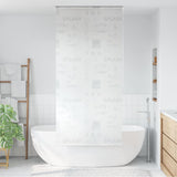 vidaXL Shower Roller Blind 80x240 cm white